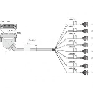CAB-4E1-75ohm-3M