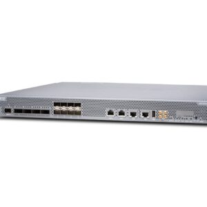 Juniper Networks MX204-HWBASE-AC-FS Universal Routing Platform – 400Gbps, 8x 10GbE + 4x 100GbE, Dual AC PSU, 1U (Hardware + Junos OS, Optional 1–3 Year Support)