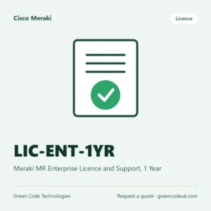 Cisco Meraki LIC-ENT-1YR – Meraki MR Enterprise Licence and Support, 1 Year